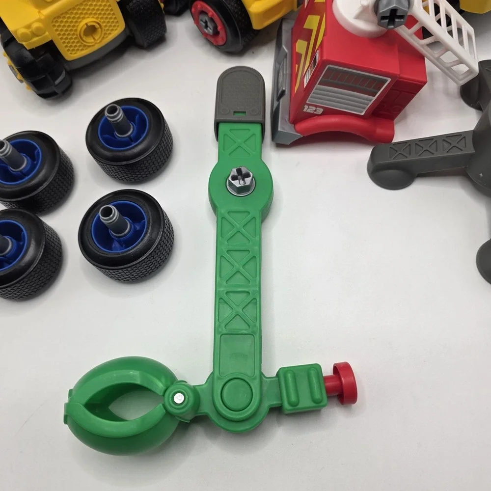 Junior Builder Construction‎ Trucks Mixed Lot Replacement Parts Vehicles Wheels